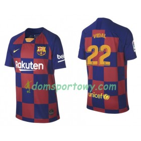Koszulka FC Barcelona Arturo Vidal 22 Domowe Koszulki Piłkarskie 2019-2020 Krótki Rękaw 